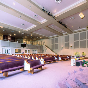 Acoustic treatment for church