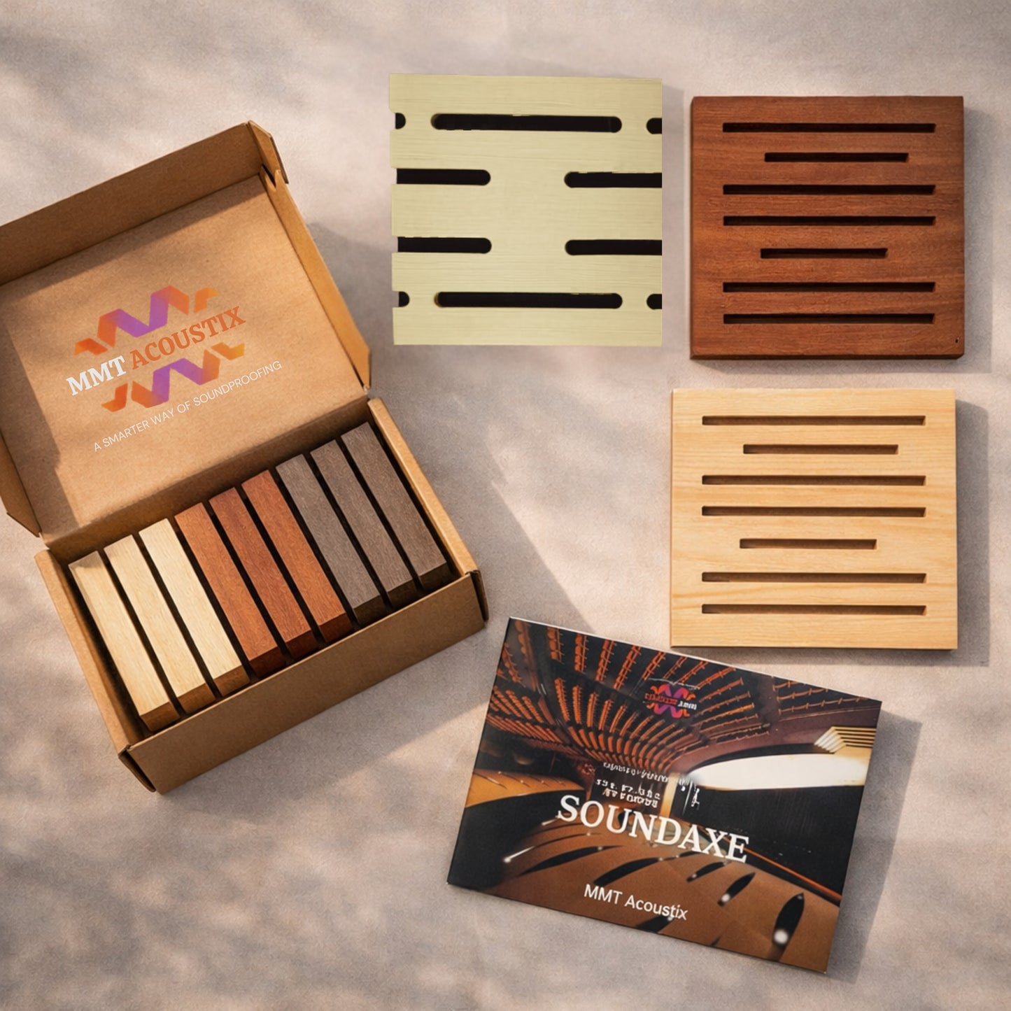 Wooden Panel Sample Box