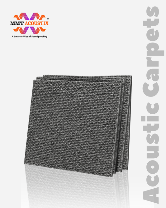 Acoustic Carpet Tiles - Slate Grey