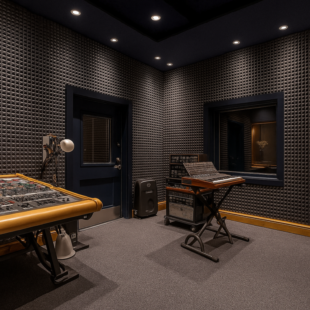 Pyramid Acoustic Foam 2”, 6x3 Ft, Wine