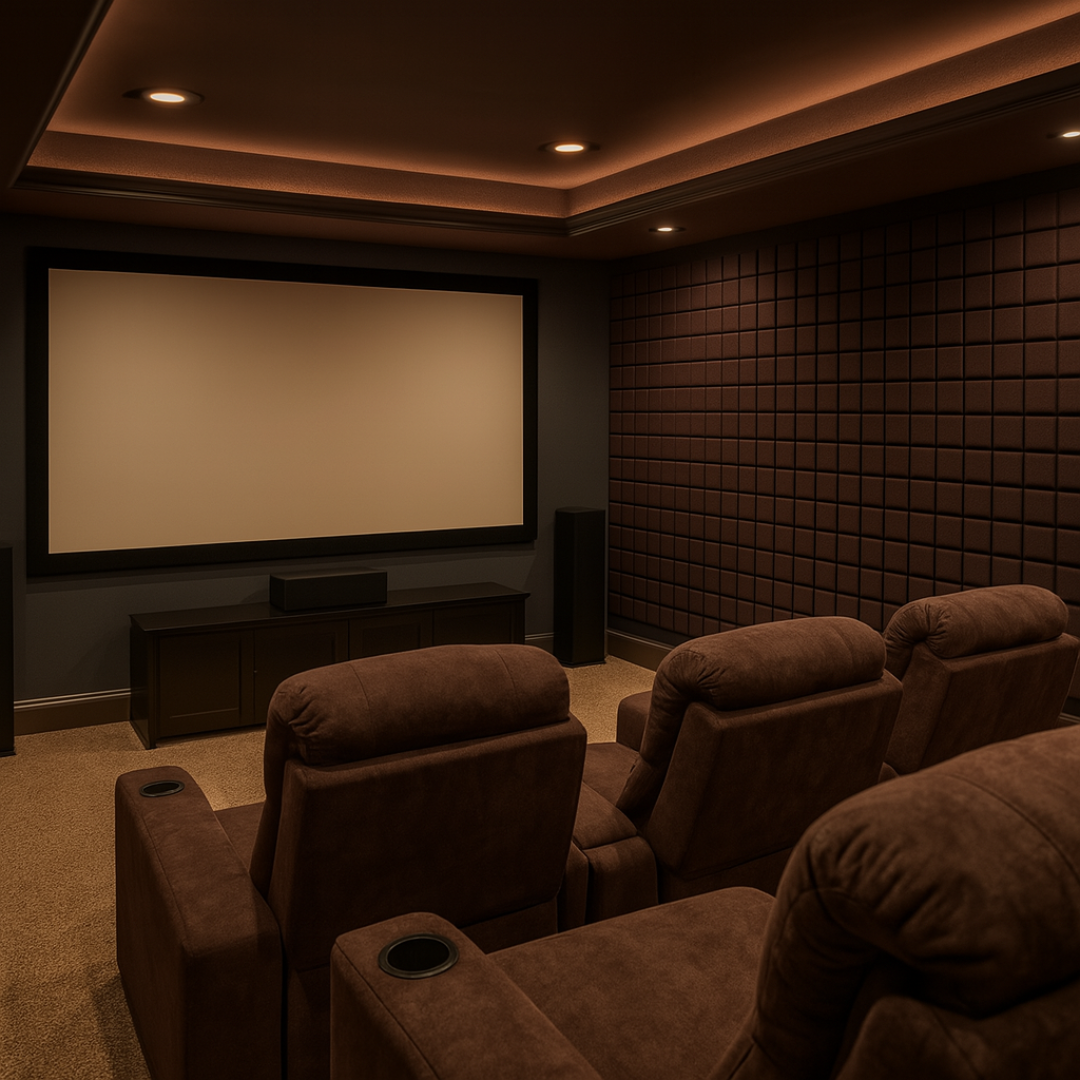 Turbo Acoustic Foam 1x1 ft, Wine