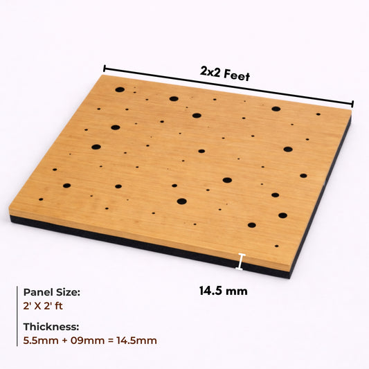 Acoustic Wooden Screens with Felt 2x2 ft - SX5