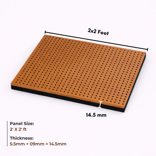 Acoustic Wooden Screens with Felt 2x2 ft - SX11