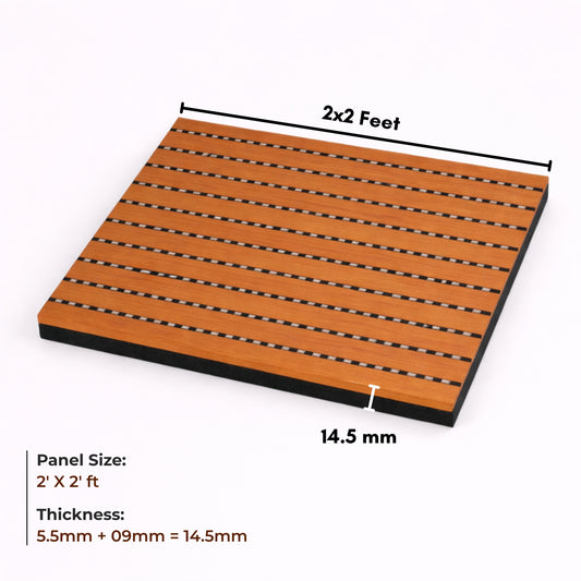 Acoustic Wooden Screens with Felt 2x2 ft - SX7