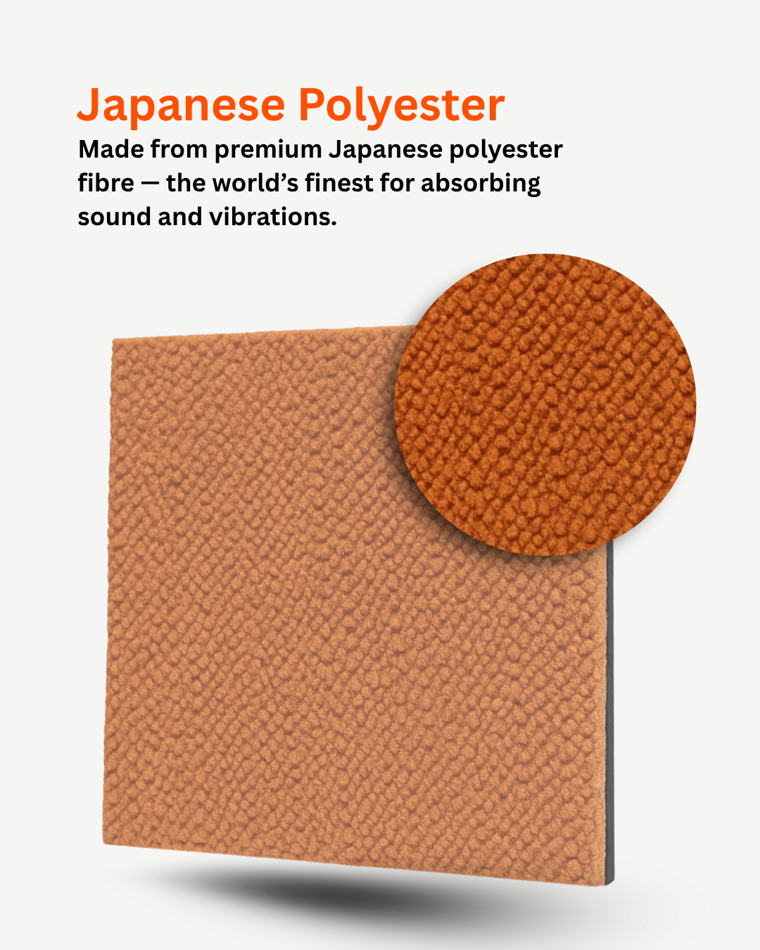 Acoustic Carpet Tiles - Orange
