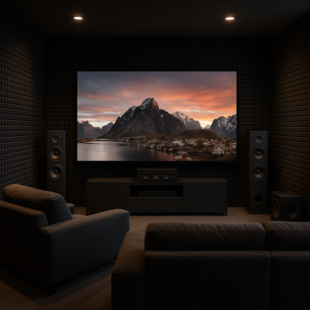 Turbo Acoustic Foam 6x3 ft, Charcoal