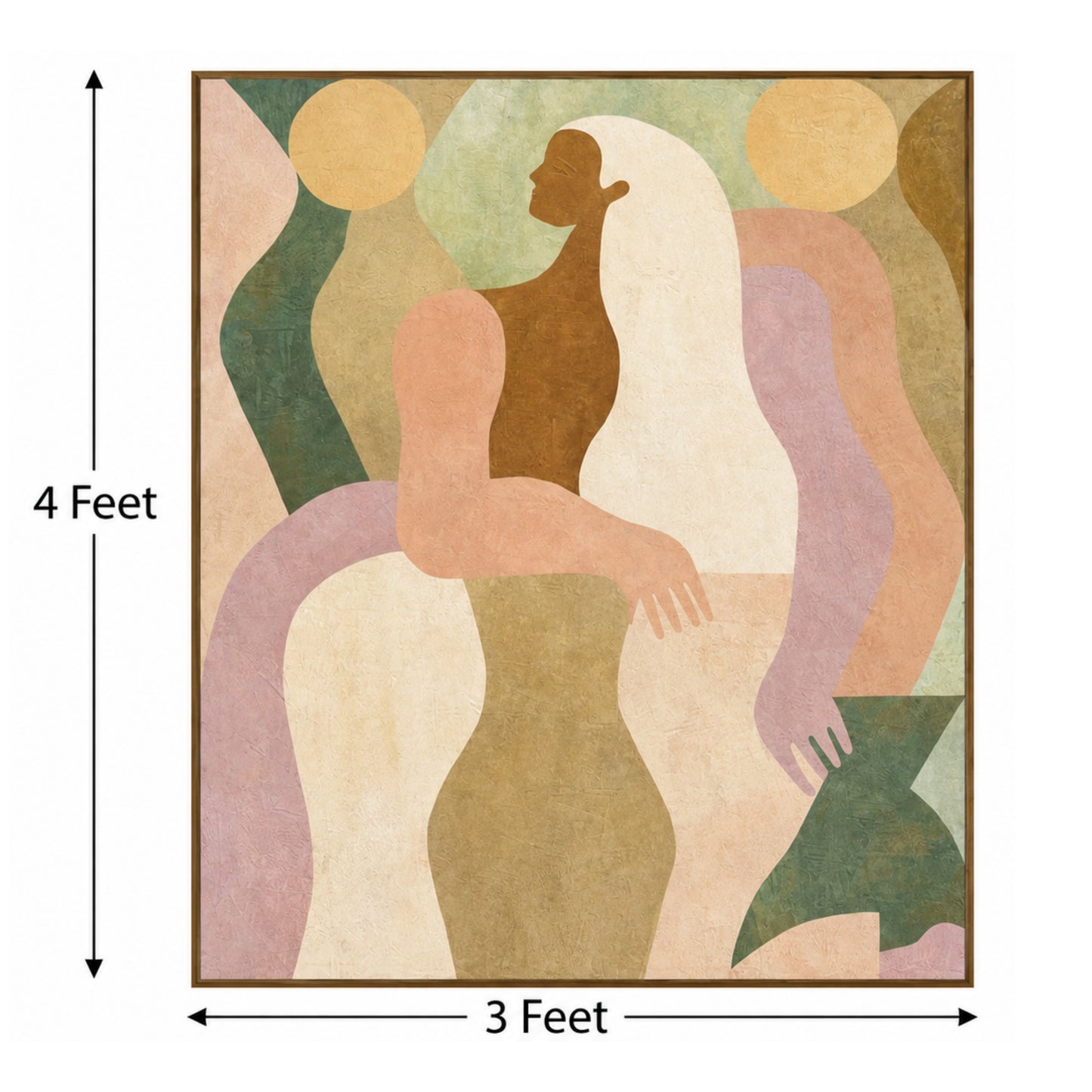Harmony Within – Printed Canvas Felt Acoustic Panel (4 X 3)