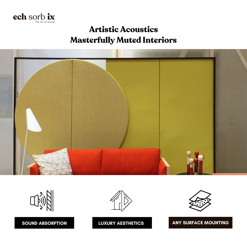 ColourMute PET Acoustic Panel | Yellow