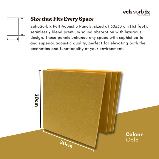 ColourMute PET Acoustic Panel | Mustard