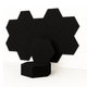 HexaFelt Bevelled Acoustic Panels | Piano Black