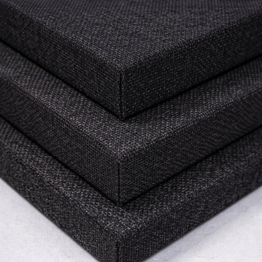 Fabric Acoustic Panel - 4x2 Ft, Black