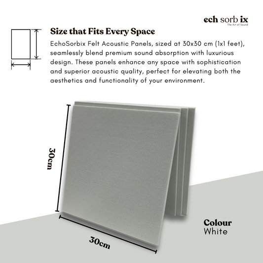 ColourMute PET Acoustic Panel | White