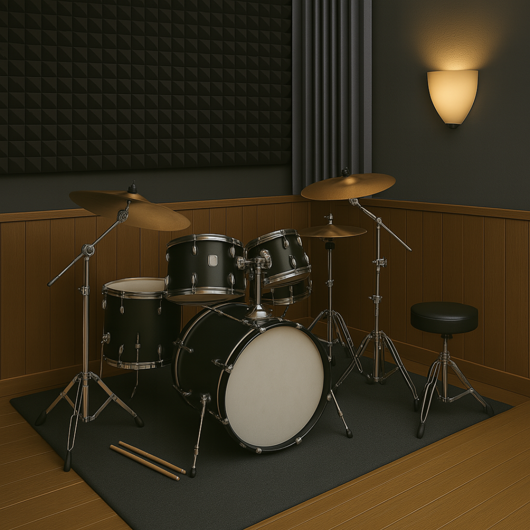 Mega 200 - Acoustic Foam Corner Bass Trap, Charcoal