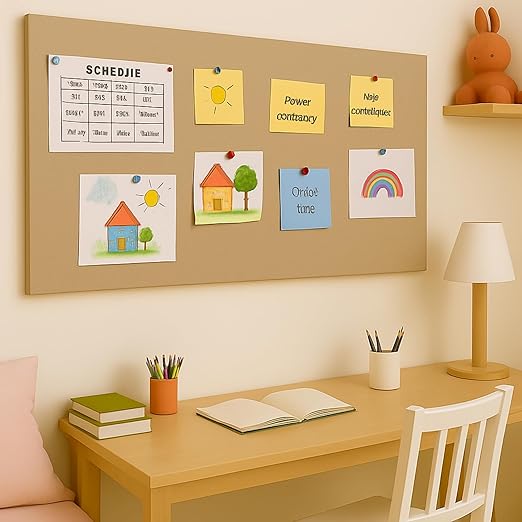 FeltPin Bulletin Board 120x60cm | Sand | 1 Pc