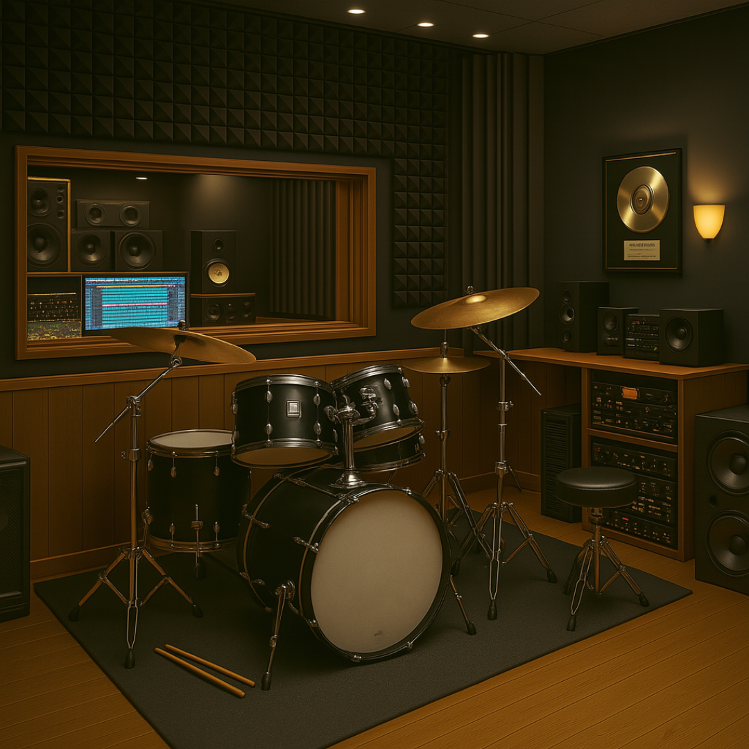Mega 200 - Acoustic Foam Corner Bass Trap, Charcoal