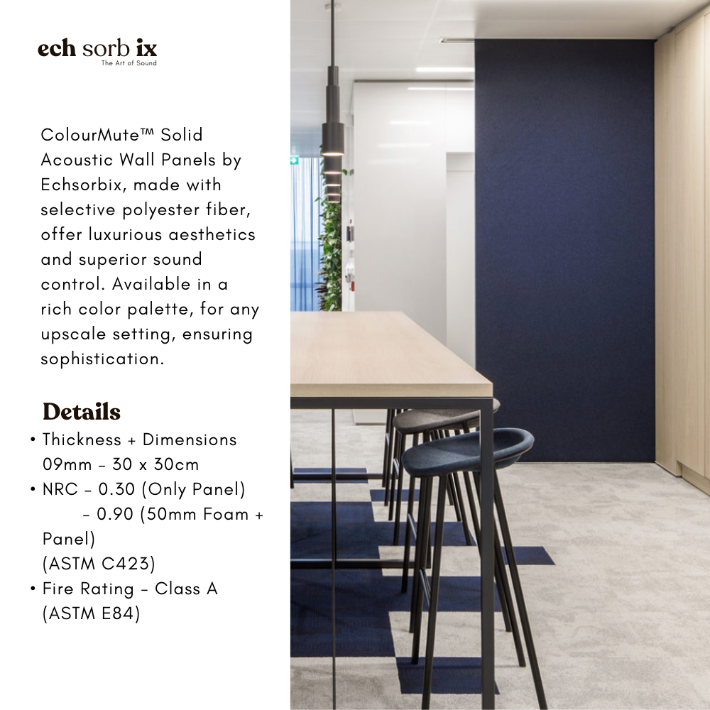 ColourMute PET Acoustic Panel | Dark Night