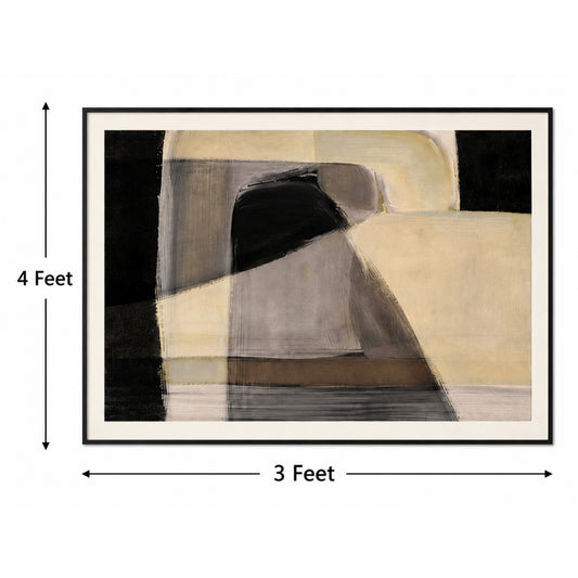 Monolith Flow – Designer Canvas Felt Acoustic Wall Panel (4 X 3)