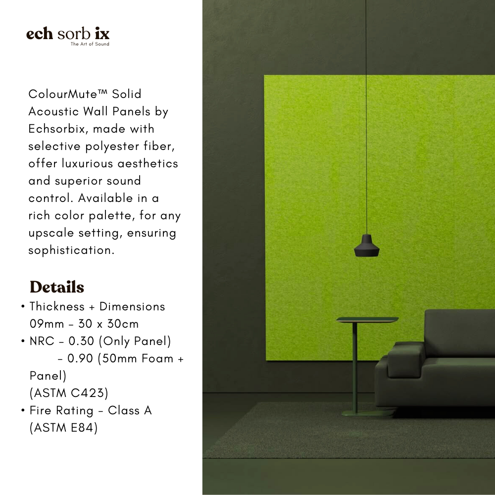 ColourMute PET Acoustic Panel | Wasabi