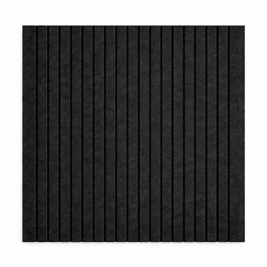 Slats Felt Acoustic Panels 30×30 cm Panels Ash Set of 8