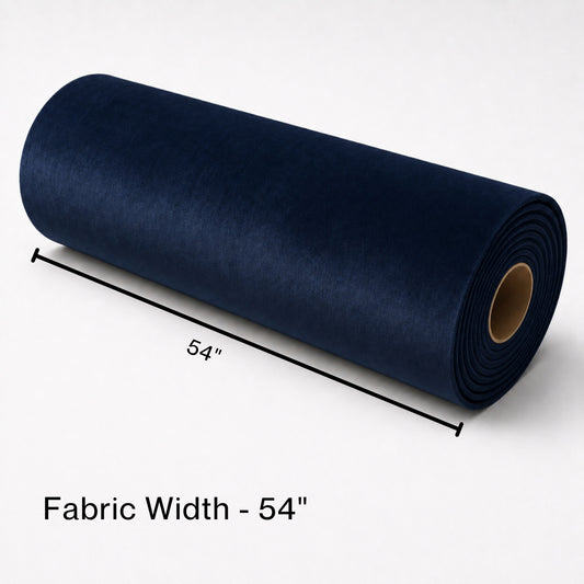 Acoustic Velvet Fabric | 300 GSM | Night Blue