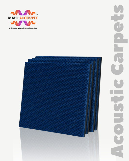 Acoustic Carpet Tiles - Marine Blue