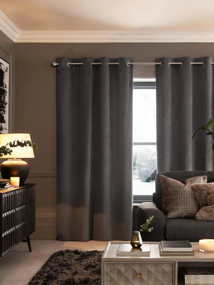 Acoustic Window Curtain With Eyelet | Custom Size