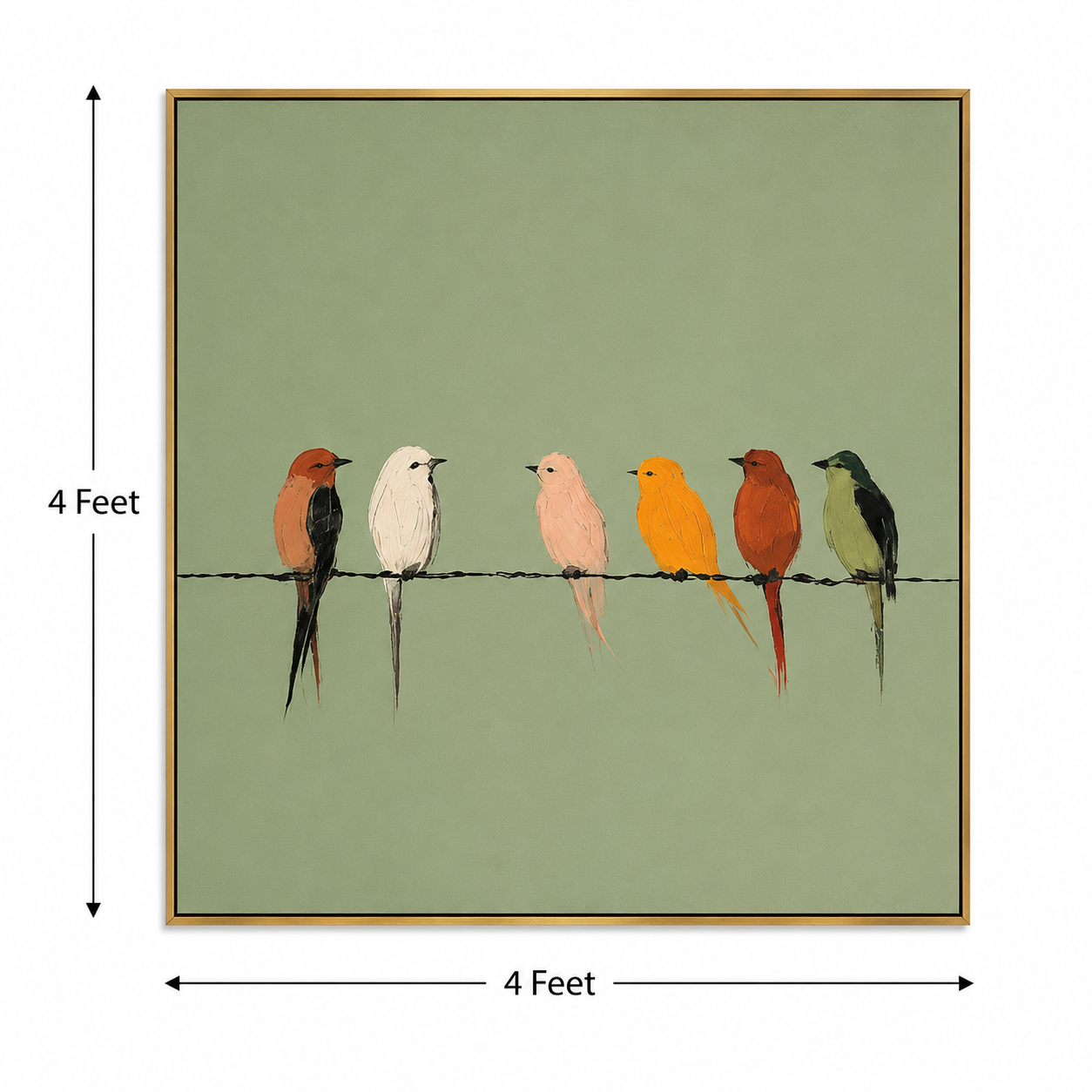 Harmony Perch – Printed Canvas Felt Acoustic Panel (4 X 4)