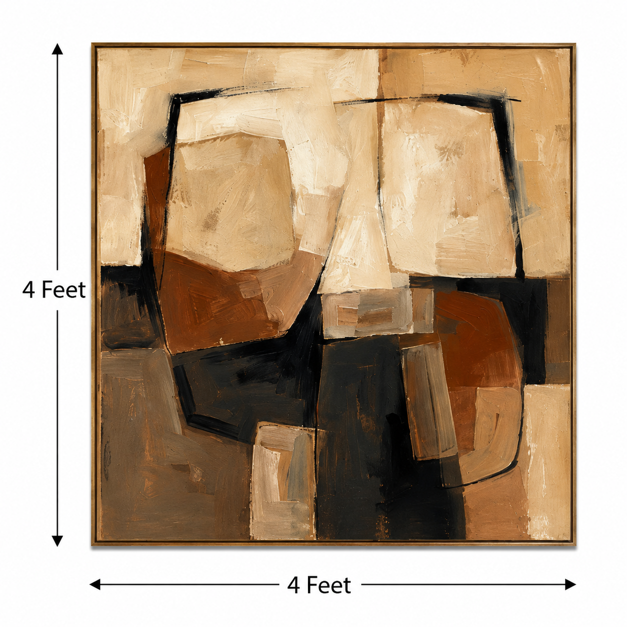 Earthform Harmony – Printed Canvas Felt Acoustic Panel (4 x 4)