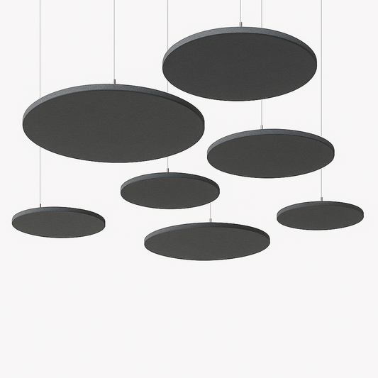 Acoustic Ceiling Clouds, Circle, 8 pcs