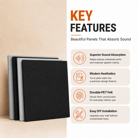Felt PET Acoustic Panel | Office & Home Acoustics | Chess