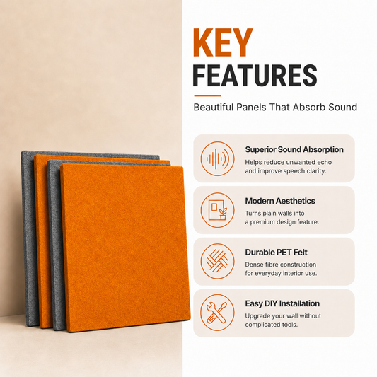Felt PET Acoustic Panel | Office & Home Acoustics | Harvest
