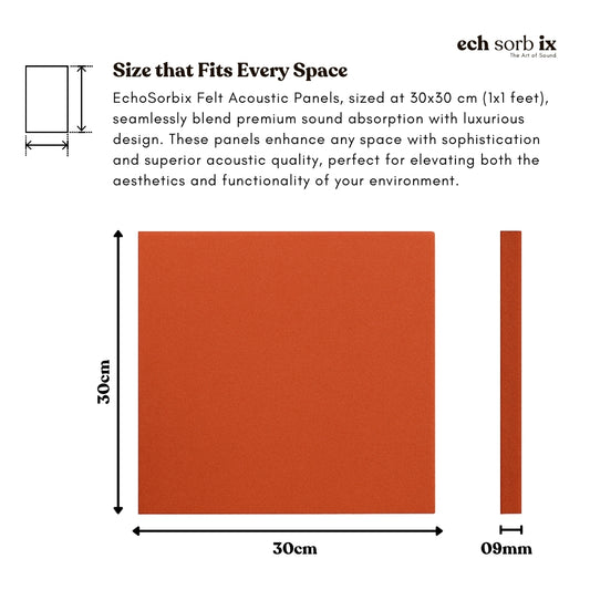 ColourMute PET Acoustic Panel | Sienna