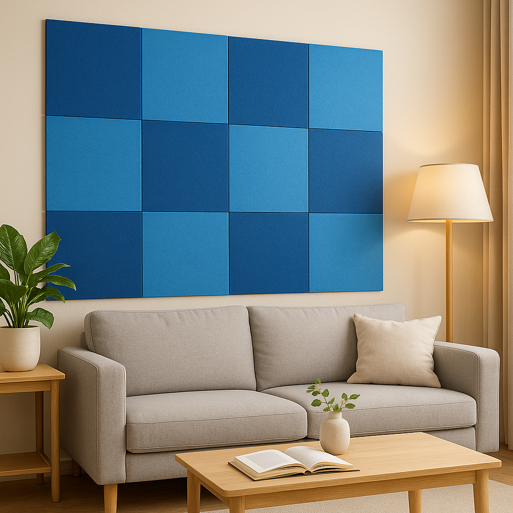Felt PET Acoustic Panel | Office & Home Acoustics | Arctic Blue