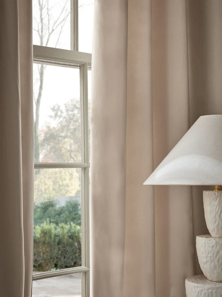 Acoustic Window Curtain With Eyelet | Custom Size