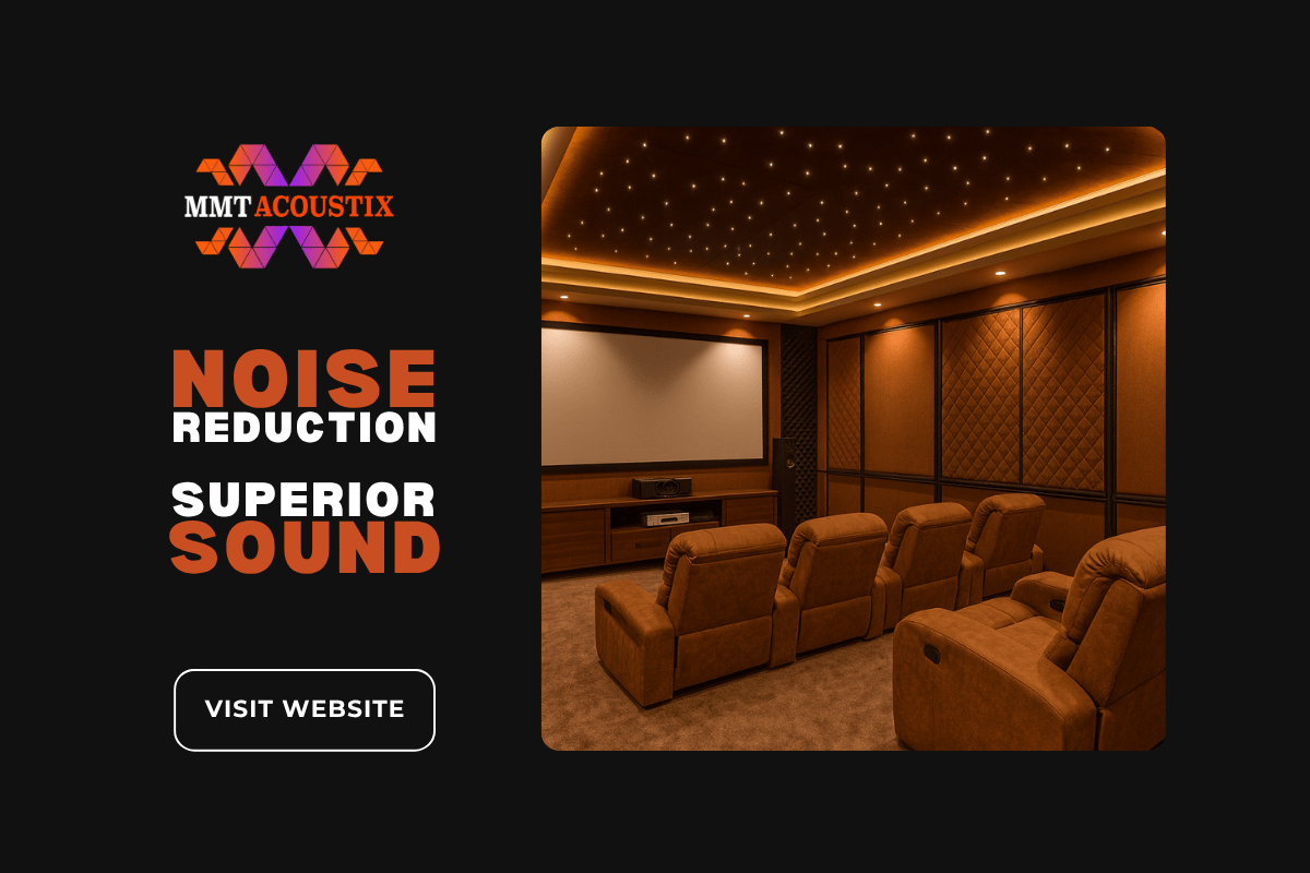 Buy Premium Soundproofing & Acoustic Panels | Solve Your Noise Problem
– MMT Acoustix