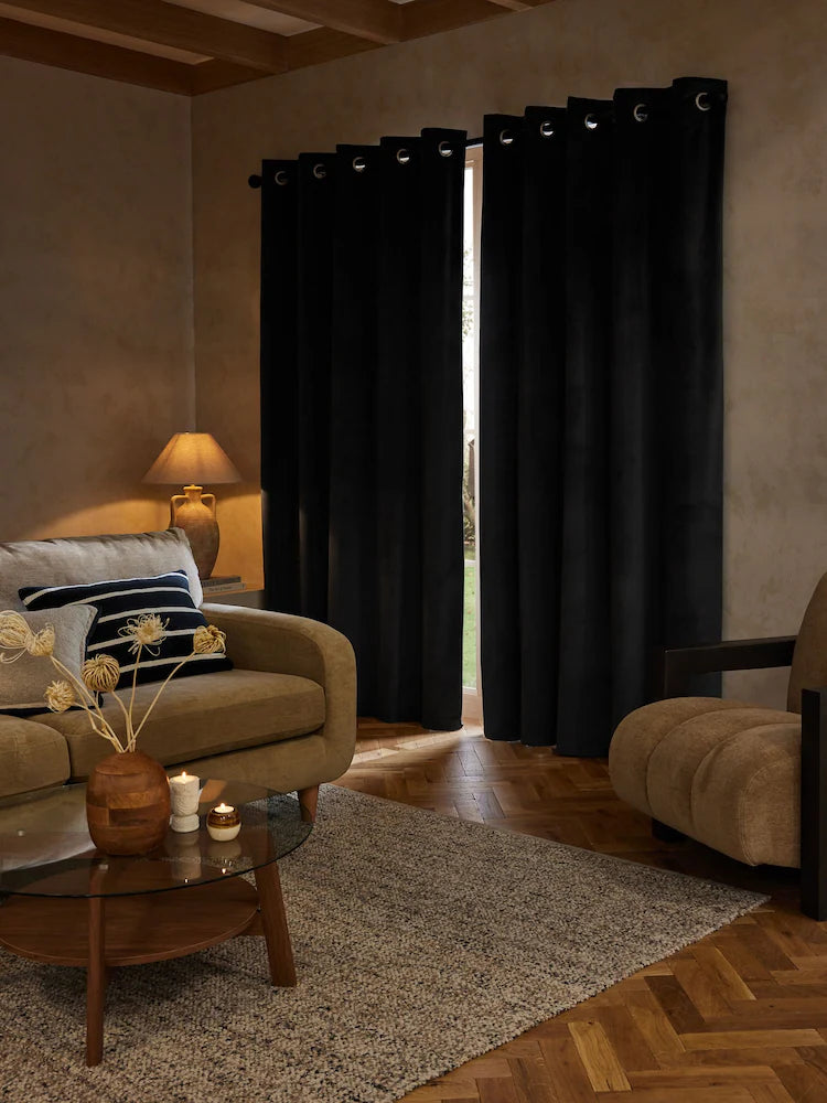 Acoustic Window Curtain With Eyelet | Custom Size