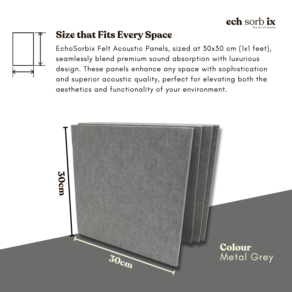 ColourMute PET Acoustic Panel | Metal