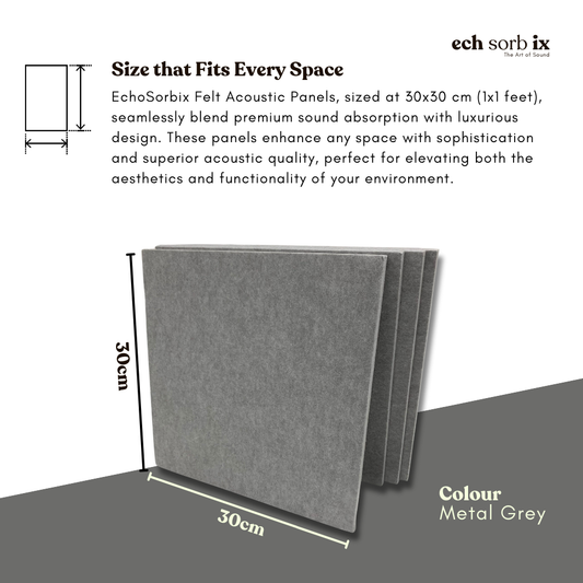 ColourMute PET Acoustic Panel | Metal