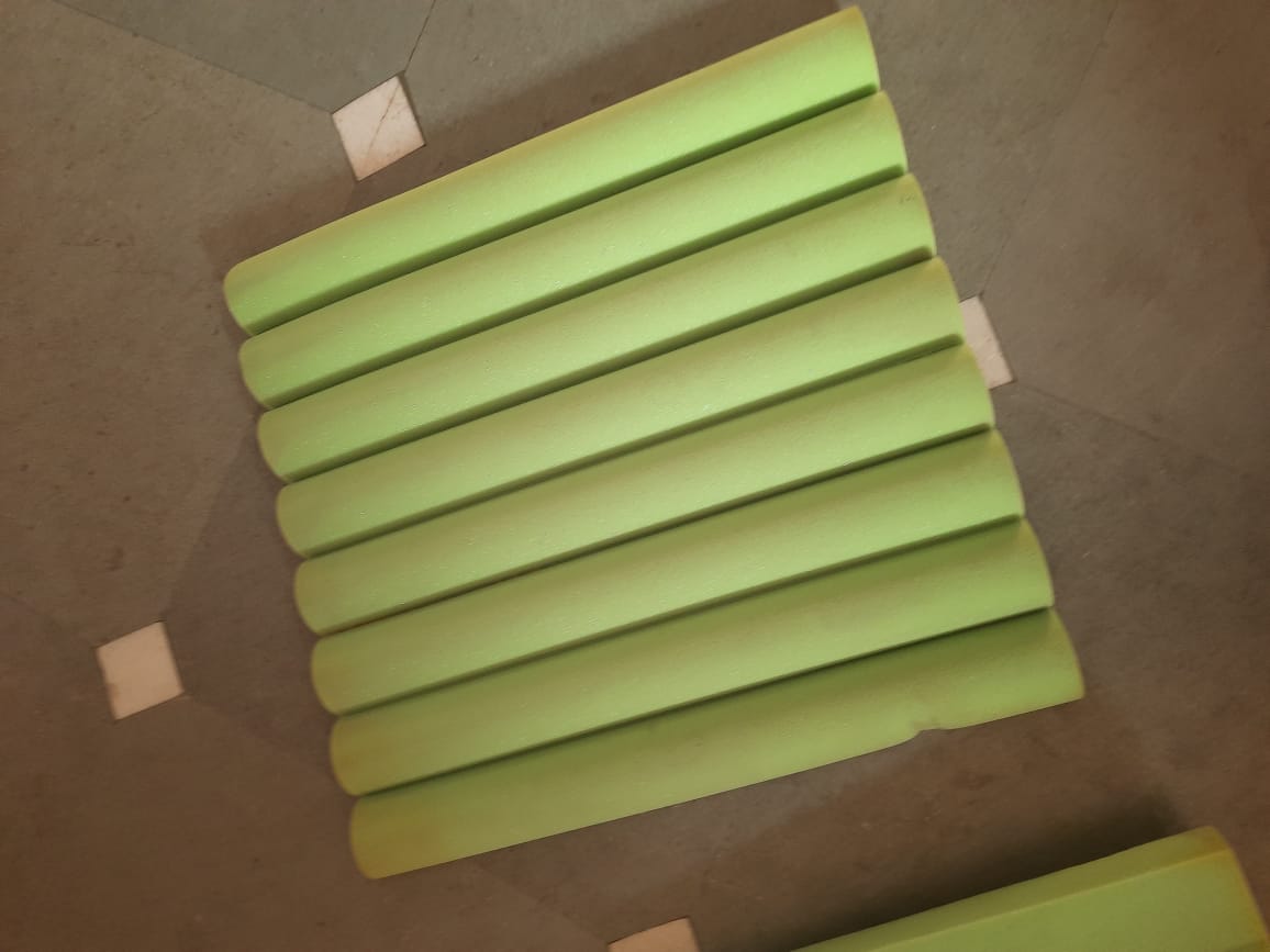 Curve Acoustic Foam (Green Colour) 1 pcs 2x2