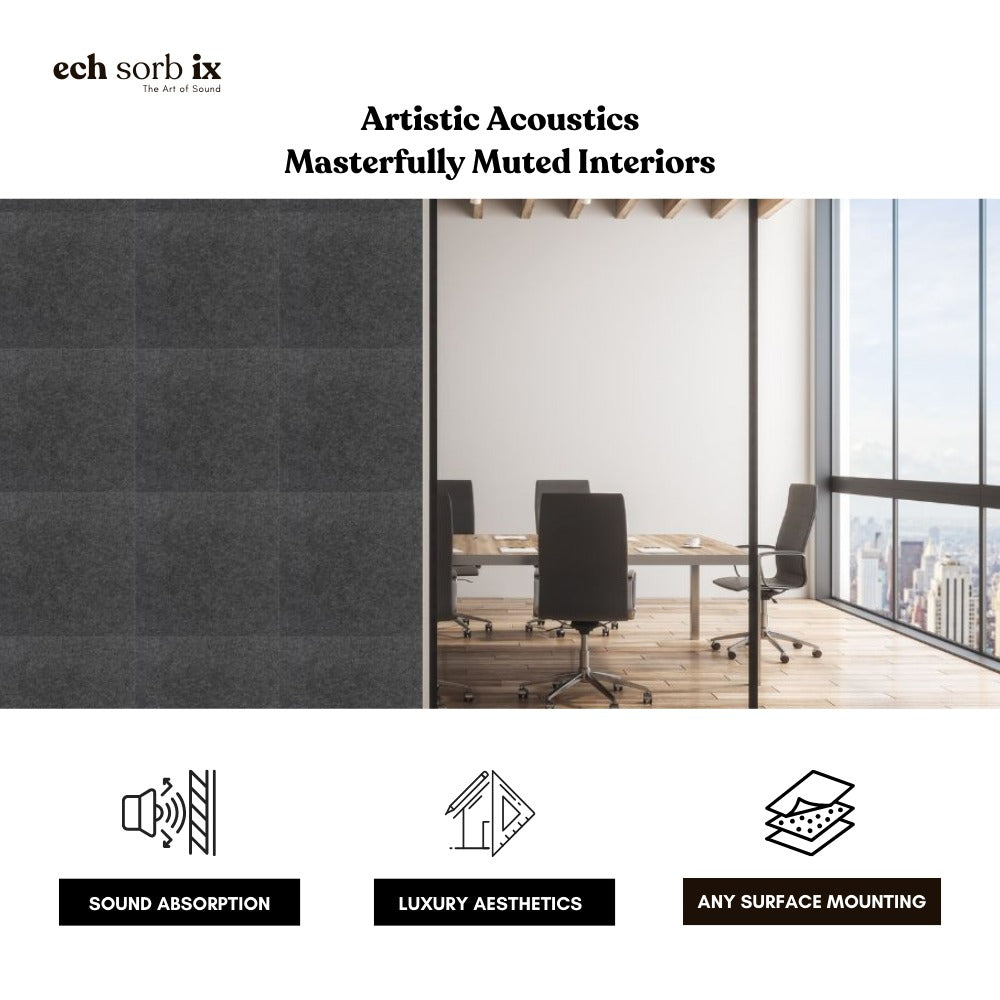ColourMute PET Acoustic Panel | Ash