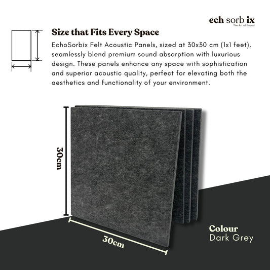 Felt PET Acoustic Panel | Office & Home Acoustics | Ash