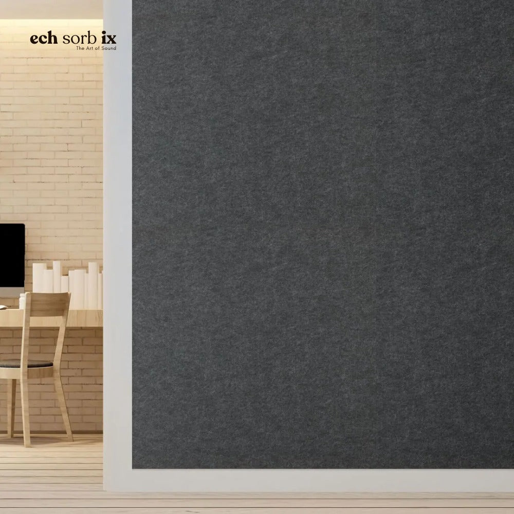 ColourMute PET Acoustic Panel | Piano Black