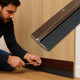 Door Seal Bottom Carbon Metal + Rubber Insulation 36" x 1.5"