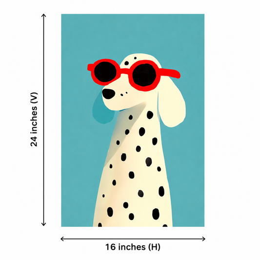 MMT Acoustix Cool Dalmation printed canvas felt acoustic panel set of 4 installed