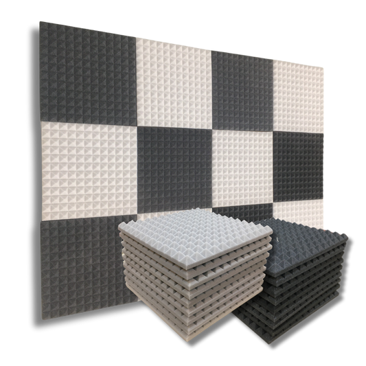 pyramid-acoustic-foam-panel-stone-white+black