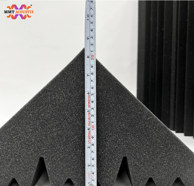 Mega 200 - Acoustic Foam Corner Bass Trap, Charcoal