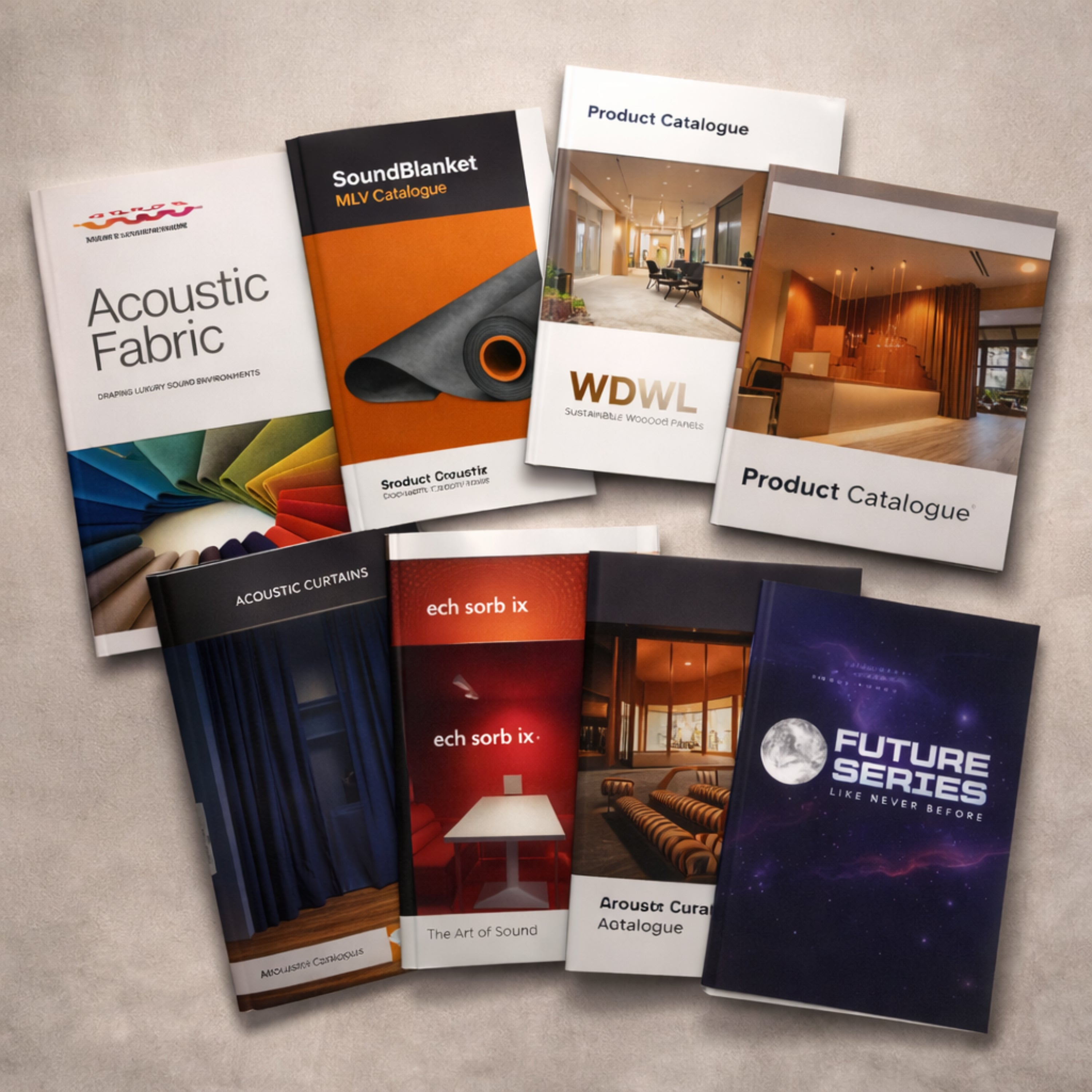 Printed Catalogs & Brochers – MMT Acoustix
