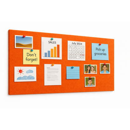 FeltPin Bulletin Board 120x60cm | Carrot