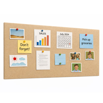 FeltPin Bulletin Board 120x60cm | Sand