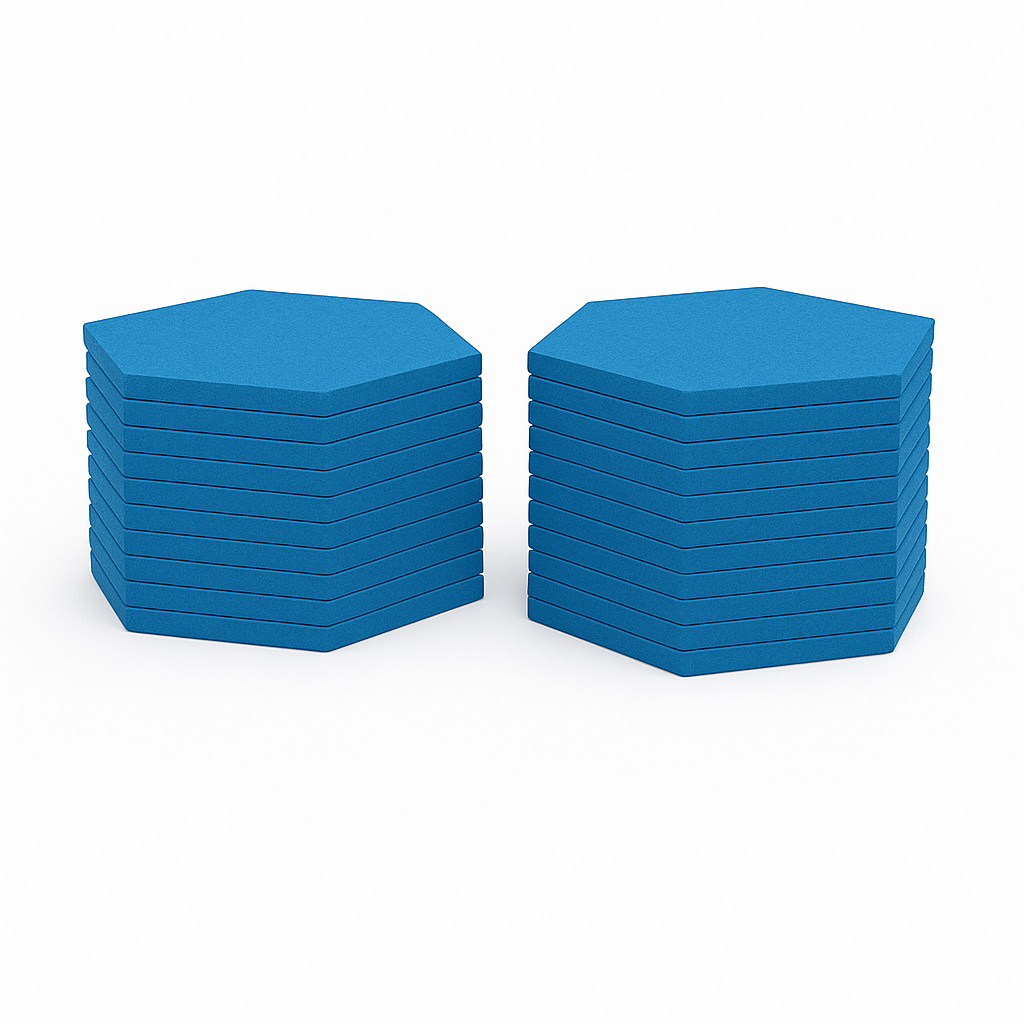 Acoustic Ceiling Clouds, Hexagon, 8 pcs